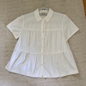 Madewell S White Blouse